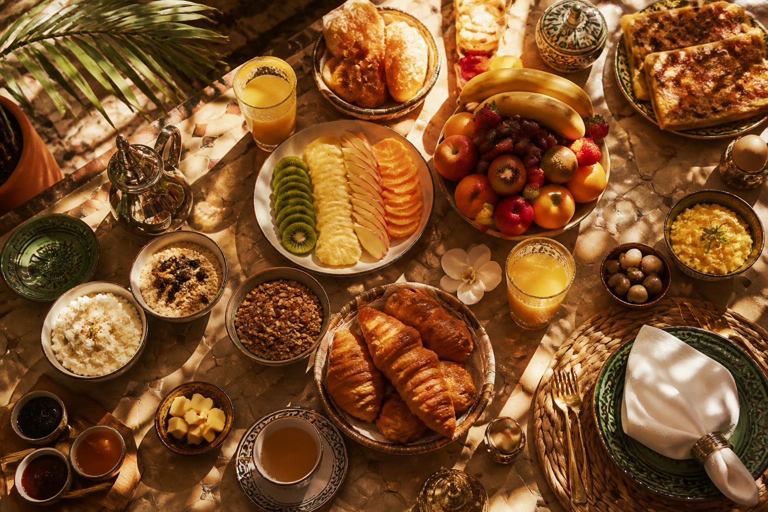 Buffet brunch Villa Soraya